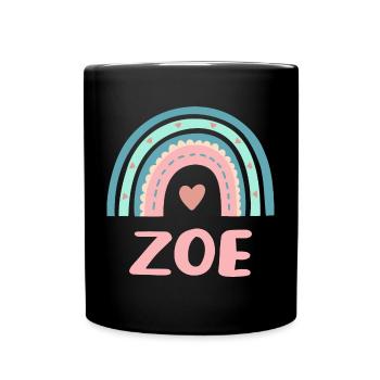 Zoe Nom Rainbow Baby - Mug uni - noir - Devant