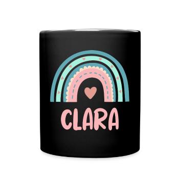 Clara Nom Rainbow Baby - Mug uni - noir - Devant