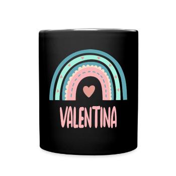 Valentina Nom Rainbow Baby - Mug uni - noir - Devant