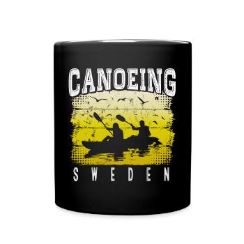 Canoë-kayak Suède - Canoë - Rafting Kayak Canoë - Mug uni - noir - Devant