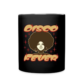 Disco Fever - Queen Style - Full Colour Mug - black - Front