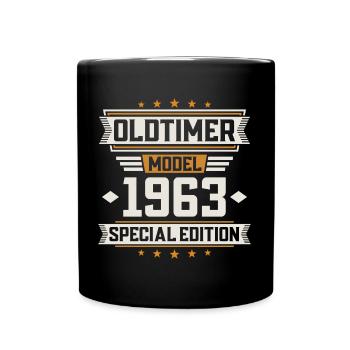 Vintage car year 1963 - Full Colour Mug - black - Front