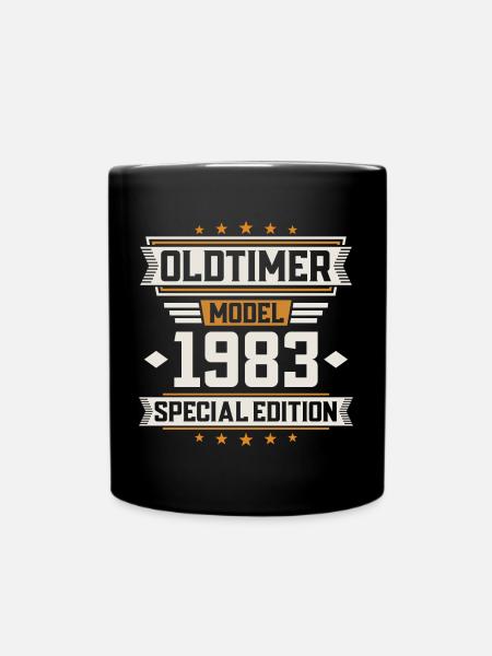 Voiture classique année 1983 - Mug uni - noir
