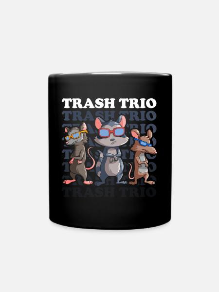 Sariga Design pour opossum et raton laveur - Mug uni - noir