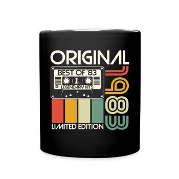 Original 1983 vintage vintage birthday retro - Full Colour Mug - black - Front