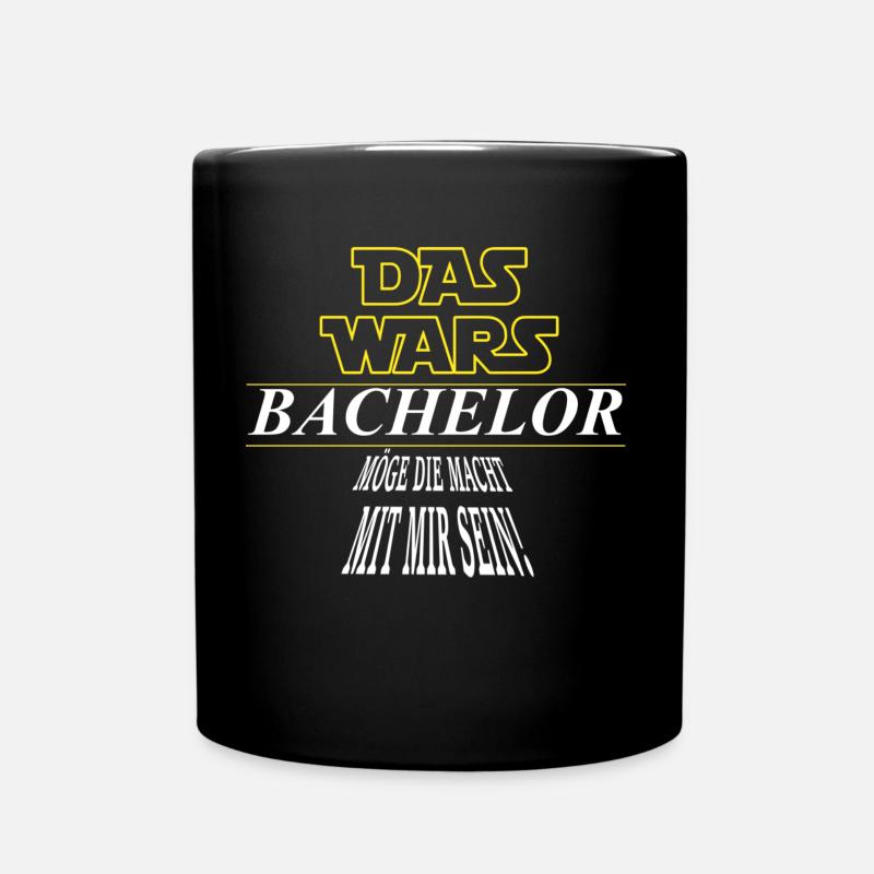 Das Wars Bachelor Abschluss - Tasse einfarbig - Schwarz