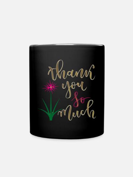 Merci beaucoup - Mug uni - noir