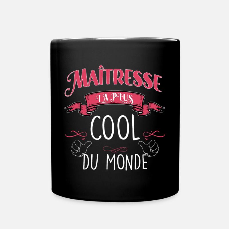 J'Aime ma Maîtresse D'Ecole - Mug uni - noir