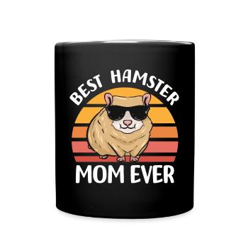 Hamster Liebhaber - Tasse einfarbig - Schwarz - Vorne