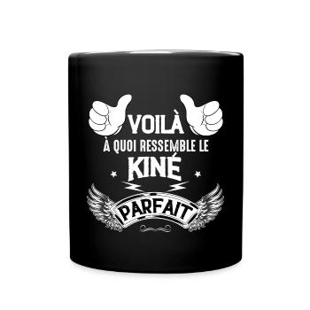 Mon Kiné est Parfait Cadeau Drôle Homme Kiné - Mug uni - noir - Devant