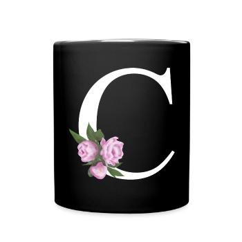 C - Tasse einfarbig - Schwarz - Vorne