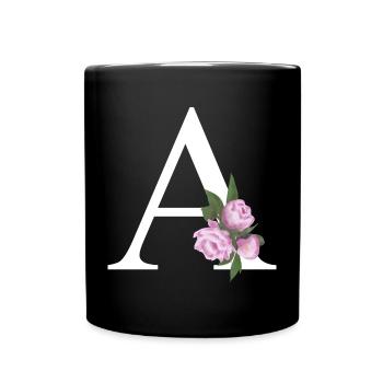 A - Tasse einfarbig - Schwarz - Vorne