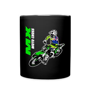 Supercross - Moto Cross - Motocross - Mug uni - noir - Devant