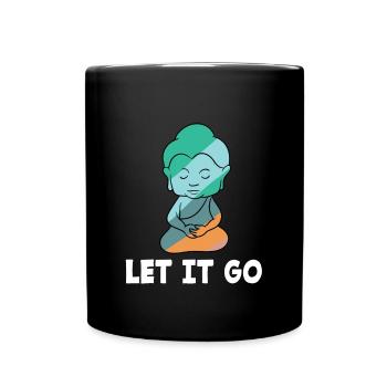 Buddha Yoga Hinduismus Meditation Spirit Religion - Tasse einfarbig - Schwarz - Vorne