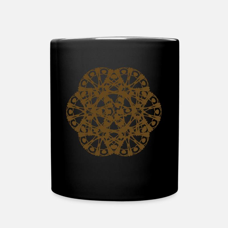 Motif aléatoire RAD tourné - Mug uni - noir