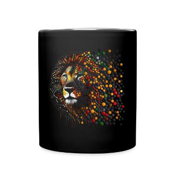 Lion - Mug uni - noir - Devant