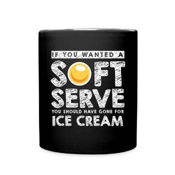 Lustiger Tischtennis Spruch Tischtennis - Tasse einfarbig - Schwarz - Vorne