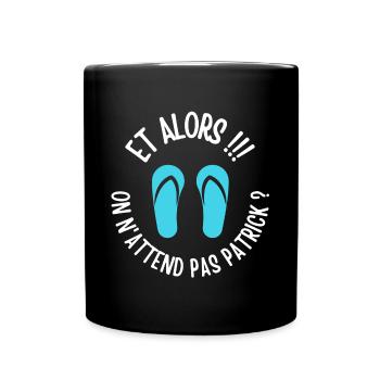 camping, fan de camping, film culte - Mug uni - noir - Devant
