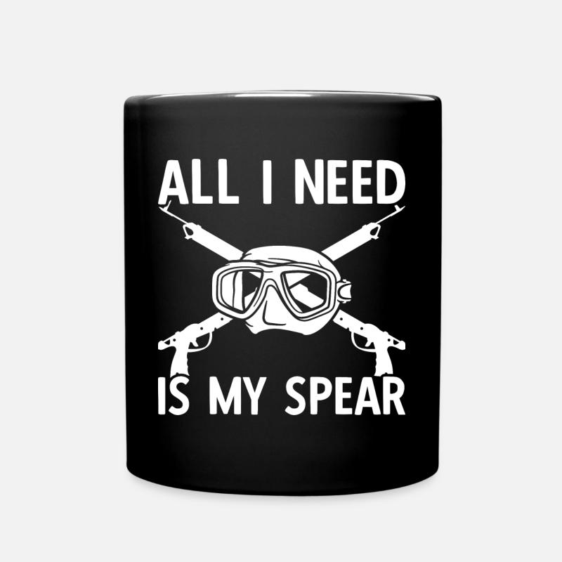 Chasse sous-marine Chasseur sous-marin Chasseur sous-marin - Mug uni - noir