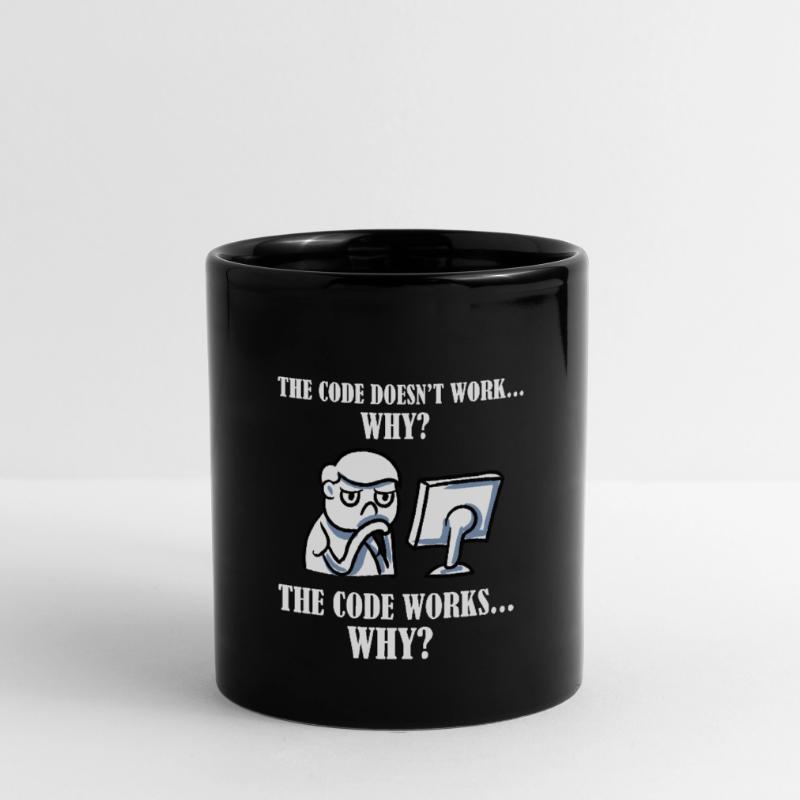 The Code Informatiker Programmierer Computer Admin Tasse einfarbig