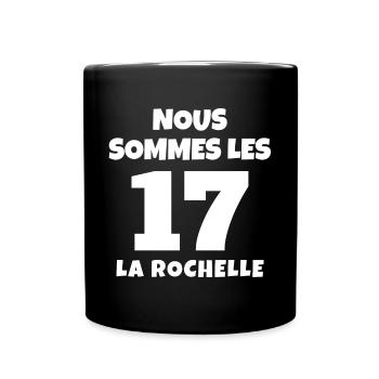 La Rochelle, 17, Charente-Maritime - Mug uni - noir - Devant