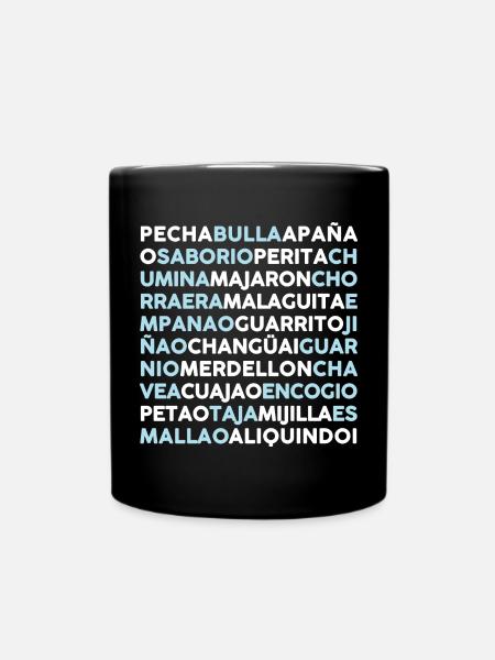 Malaguita (dunkel) - Tasse einfarbig - Schwarz