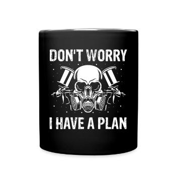 Car painter offer for coachbuilders - Full Colour Mug - black - Front