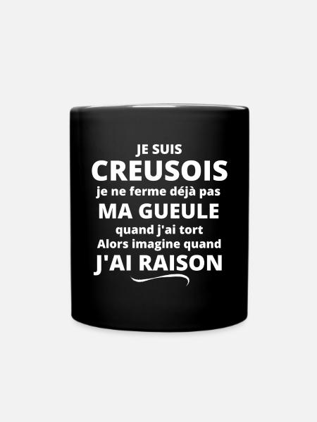 Creuse, Creusois, Limousin - Mug uni - noir