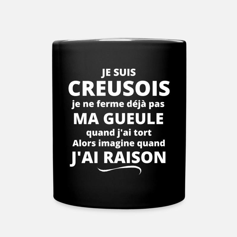 Creuse, Creusois, Limousin - Mug uni - noir