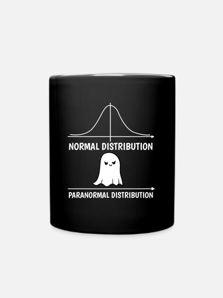 Normal Distribution Mathe Mathematik Lehrer Schule - Tasse einfarbig - Schwarz