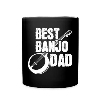 Banjo Father - Full Colour Mug - black - Front