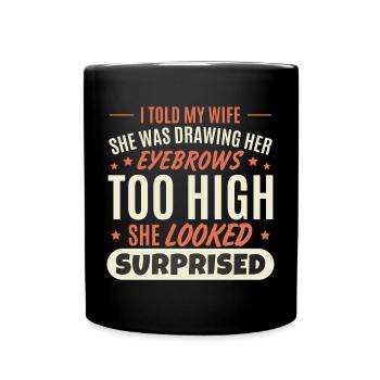 Funny Husband - Full Colour Mug - black - Front