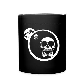 Horreur Crâne Crâne Art Crâne Gothique Heavy Metal - Mug uni - noir - Devant