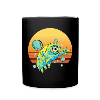 Tardigrade Retro - Full Colour Mug - black - Front