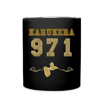 Guadeloupe Or Karukéra 971 Arawak - Mug uni - noir - Devant