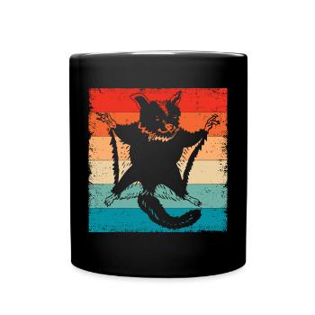 Rétro Vintage Sugar Glider Propriétaire Sugar Gliders - Mug uni - noir - Devant
