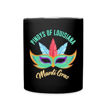 Louisiana Fil-Am Design for Proud Pinoys - Full Colour Mug - black - Front