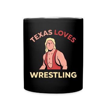 Conception de lutte au Texas pour les fiers fans du Texas - Mug uni - noir - Devant