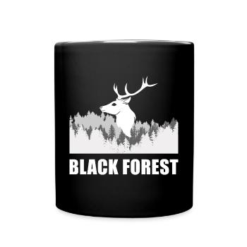 Black Forest - Tasse einfarbig - Schwarz - Vorne