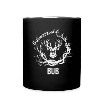 Schwarzwald Bub - Tasse einfarbig - Schwarz - Vorne