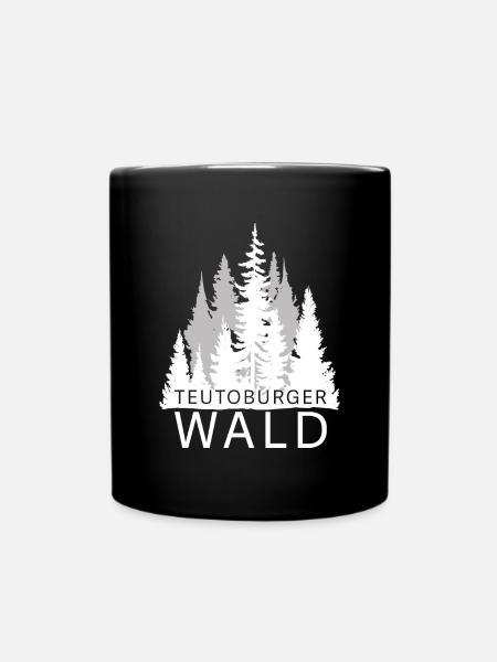 Teutoburger Wald - Tasse einfarbig - Schwarz