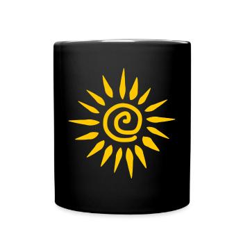 Die Sonne the Sun - Full Colour Mug - black - Front