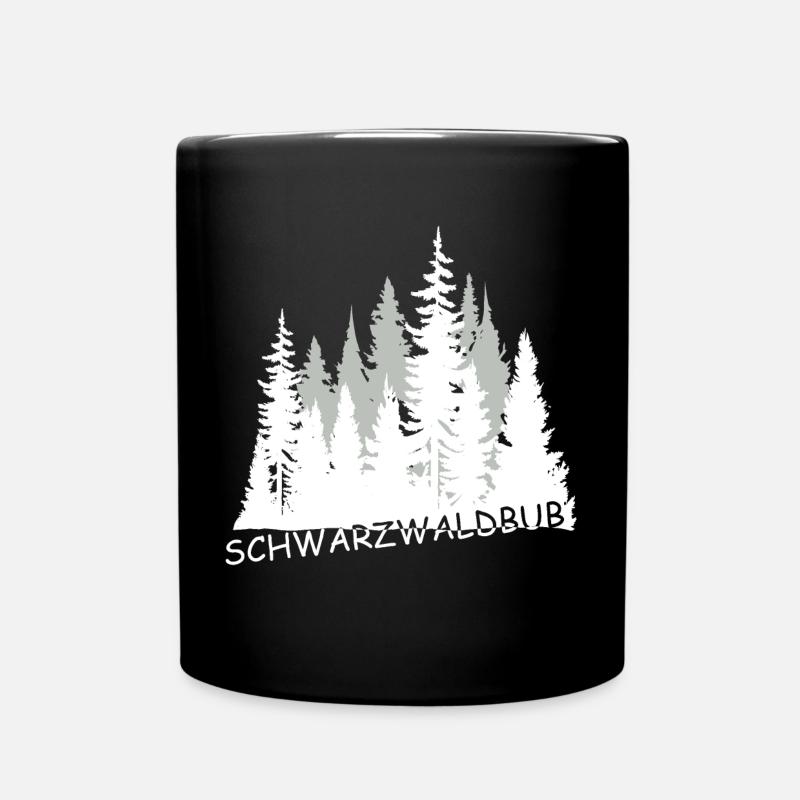 Schwarzwaldbub - Tasse einfarbig - Schwarz