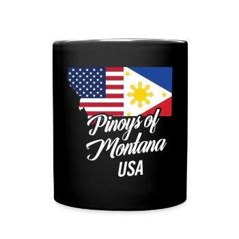 Les Philippins du Montana dessinent pour des fil-ams fiers - Mug uni - noir - Devant