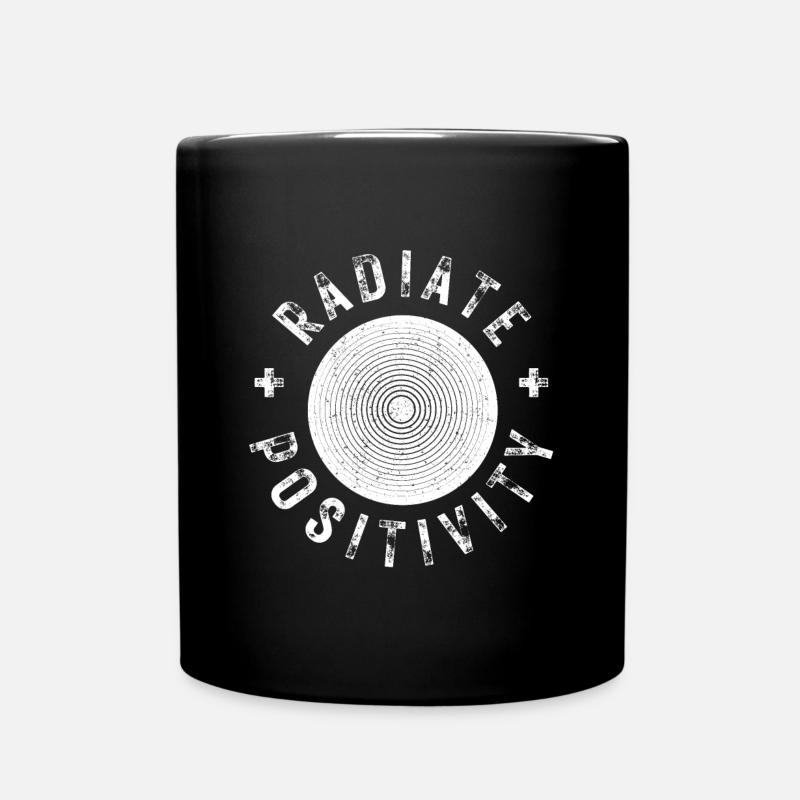 Dégageant de la positivité, un style moderne en détresse - Mug uni - noir