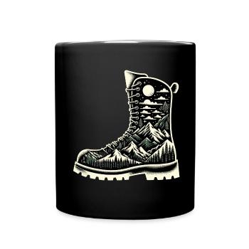 Chaussure de randonnée pour Randonneur et Trekkeur - Mug uni - noir - Devant