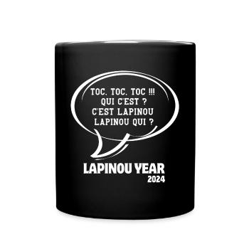 bonne année, happy new year, 2024 - Mug uni - noir - Devant