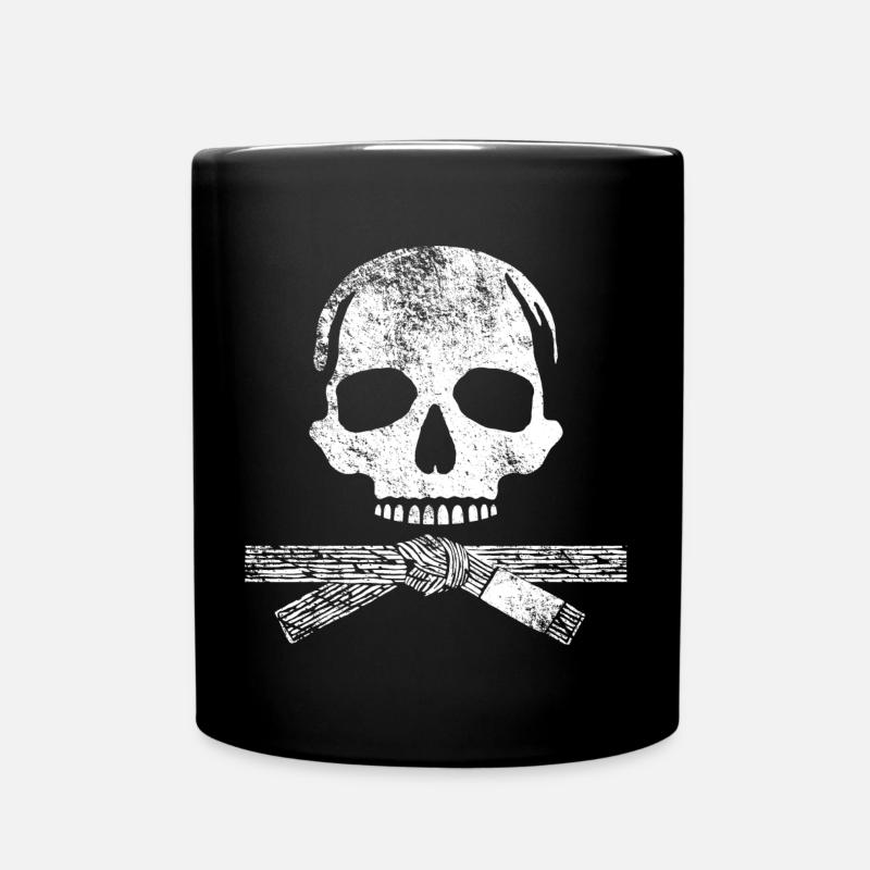 Crâne d’art martial - Mug uni - noir