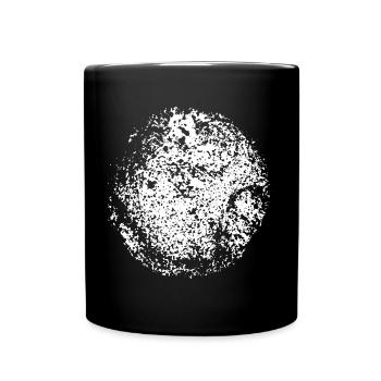 Circle | Art | Moon | True Moon Love - Full Colour Mug - black - Front