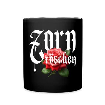 Beauté en colère - Mug uni - noir - Devant